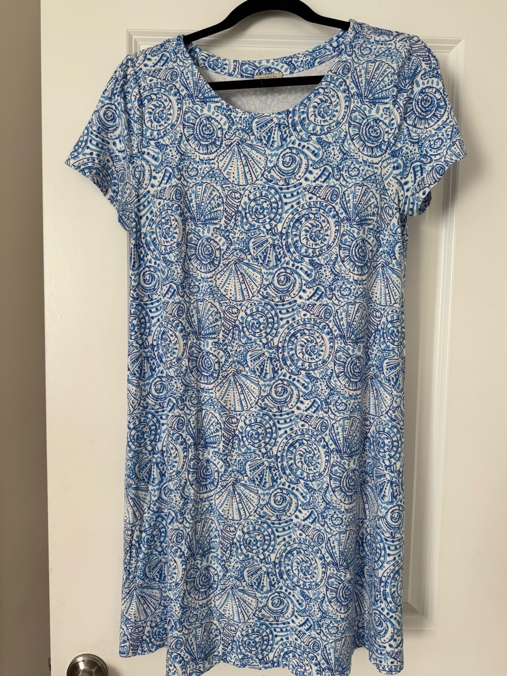 Talbots seashell print dress